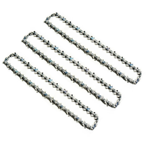 3 cadenas de motosierra de 20", ángulo recto de 325,063", 38 cuchillas, 76 secciones. Accesorios para motosierra.