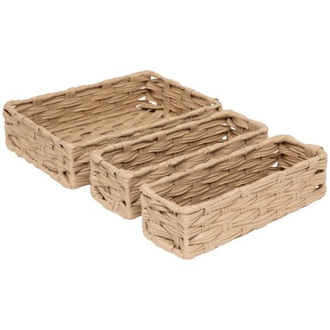 3 cestas tresse beige - 5five