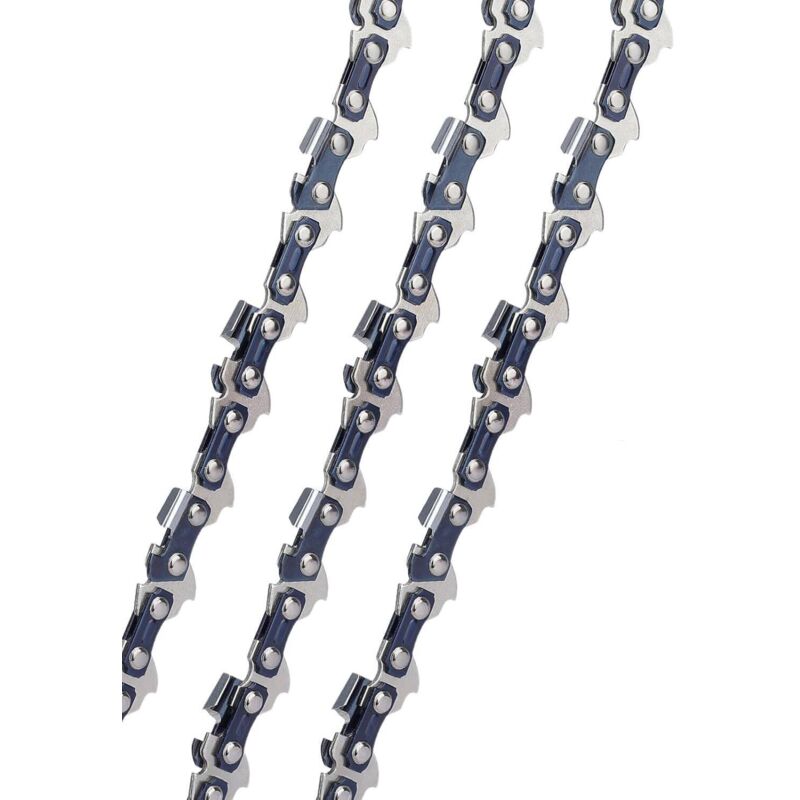 L&h-cfcahl - Chaine tronconneuse 3 x Chaînes de tronçonneuses 3/8' 1,3 mm 55 maillons longueur de guide-chaîne 40 cm compatible avec Stihl