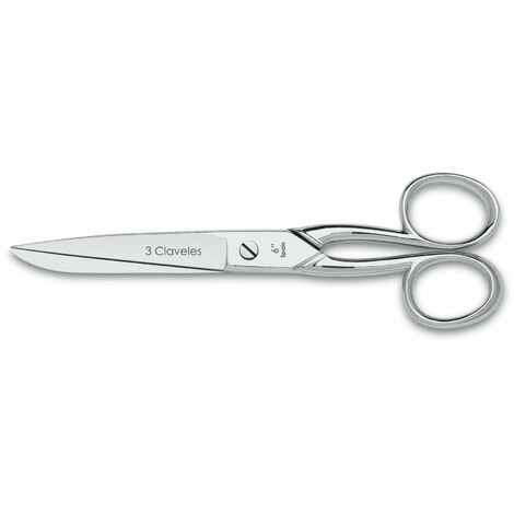 3 Claveles 117 - Forbici per mancini, 15,24 cm