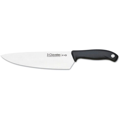 3 CLAVELES Cuchillo de cocinero con hoja de 20cm 8" E01357
