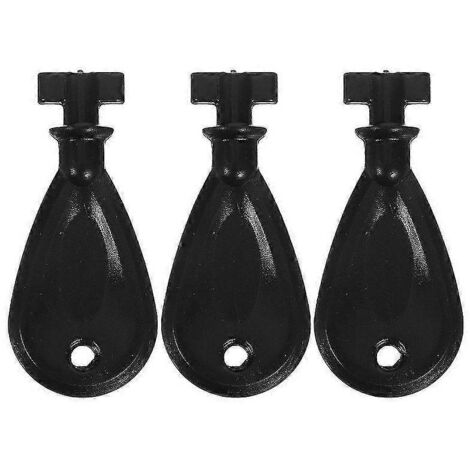 3 clés pour distributeur de papier toilette, clé pour distributeur d'essuie-tout, clé de rechange pour rouleau de papier toilette, clé en plastique pour distributeur de papier toilette