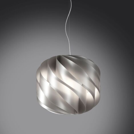 3 Colgante Luici Plata en Metal Cromado Cm. 72x70h