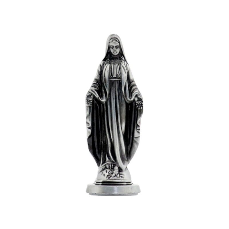 3 Colors Metal Catholic Virgin Mary Statue