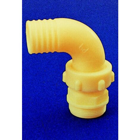 3 connecteurs de tuyau incurvA s en nylon 1-1 / 2 "x 40 mm avec siA ge conique