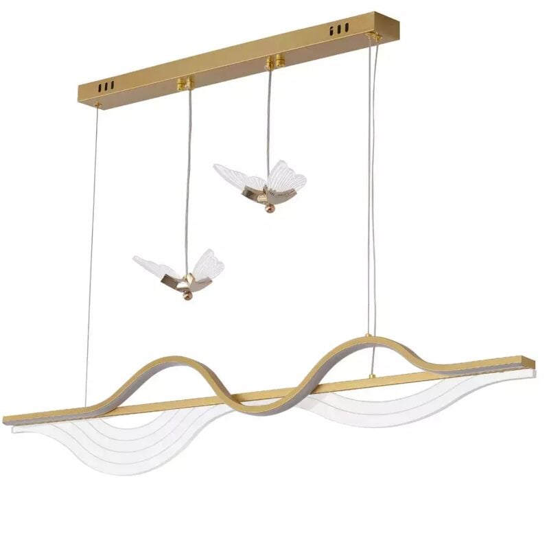 3-couleur de la suspension led Cuisine Lustre à intensité variable Lampe à suspension de montage au plafond