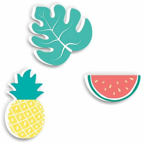 3 crochets patères enfants  - Ananas Pastèque