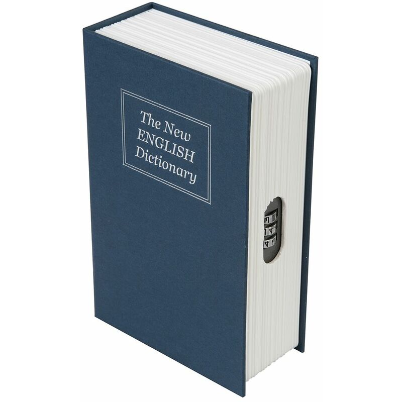 Silverline - 3-Digit Combination Book Safe Box - 180 x 115 x 55mm