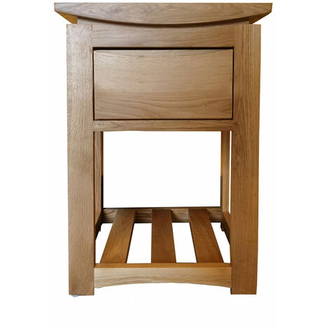 3 Drawer Bedside Table Oak Veneer Bedside Tables - Type A
