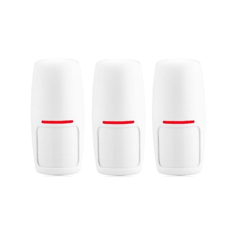 Lifebox - 3 détecteurs de mouvement infrarouge sans fil