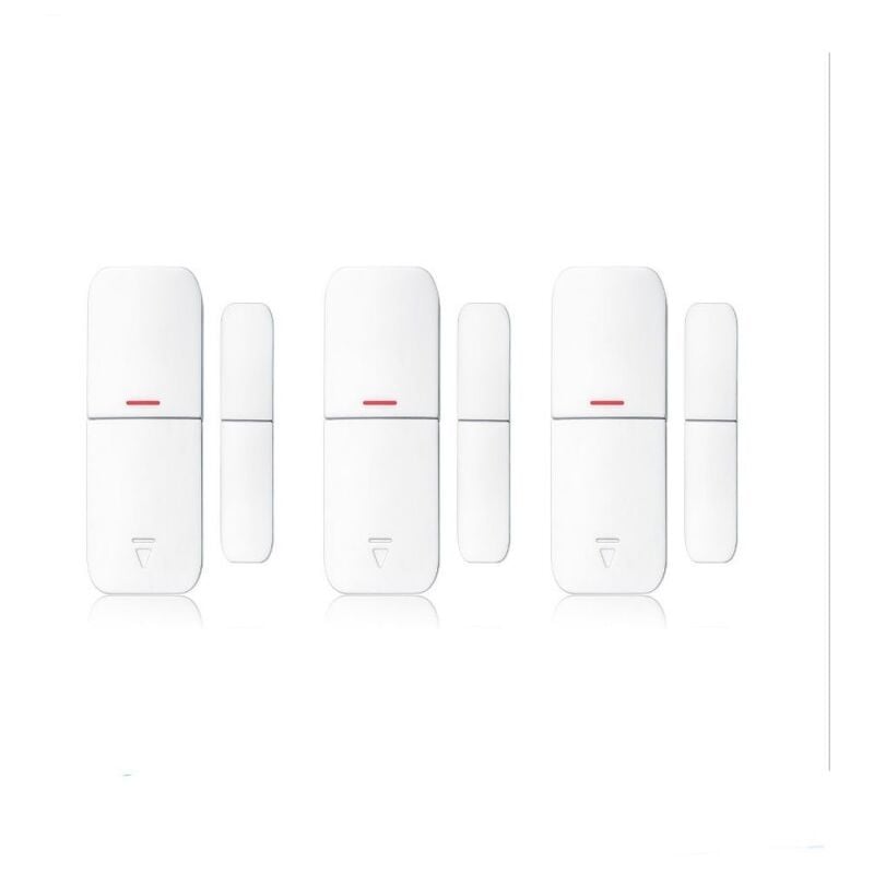 3 détecteurs d'ouverture sans fil pour porte et fenêtre