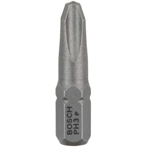 3 embouts de vissage extra dur PH3 25mm BOSCH 2607001515