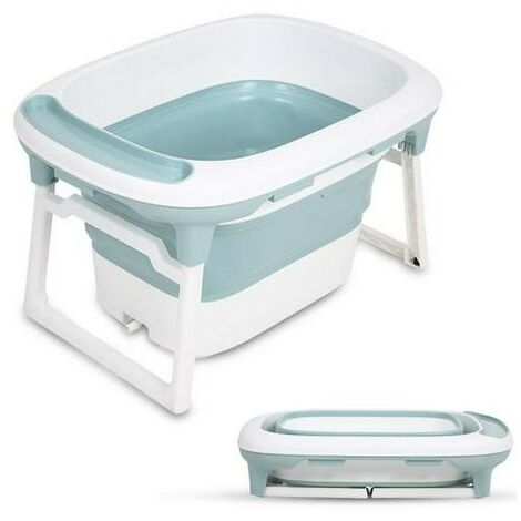 Baignoire Bebe Pliable Ultra Compacte Pp Tpe Convient Aux Enfants De 0 A 36 Mois