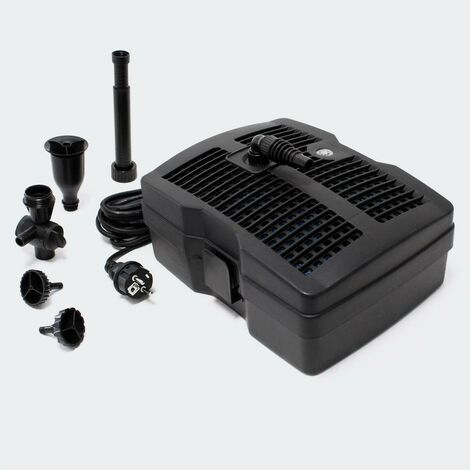 3 en 1 Filtre & 2500l/h de Fontaine 45W & 9W UVC
