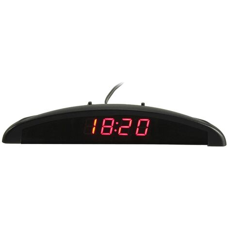 ➤➤ Thermometre De Voiture Horloge Numerique Dc 12V
