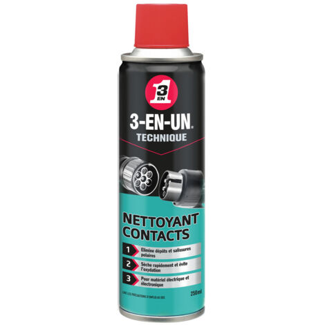 3-EN-UN Nettoyant contact Gamme Technique250ml - 3-EN-UN