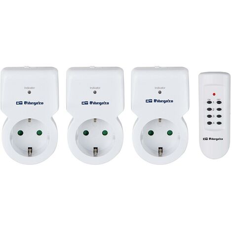 3 enchufes encendido y apagado con mando PG 30, Orbegozo