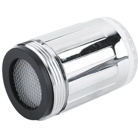 3-farbiger LED-Duschkopf mit Temperatursensor und farbwechselndem Wasserfilter