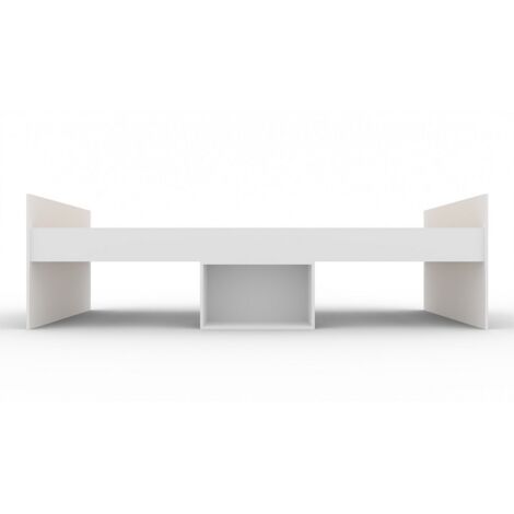 3 Feet Flash Single Cabin Bed - L196 x W95 x H50 cm - White - Assembly Required