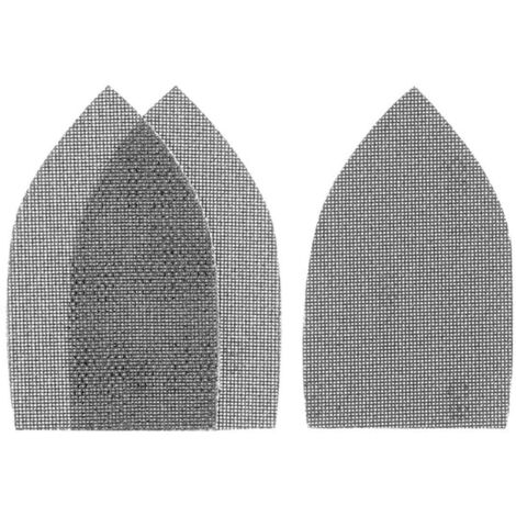 3 feuilles de papier de verre 1/4 (115x140mm) pour ponceuse multiple avec velcro. Céréales 80 120 240  STY-STA39092-XJ