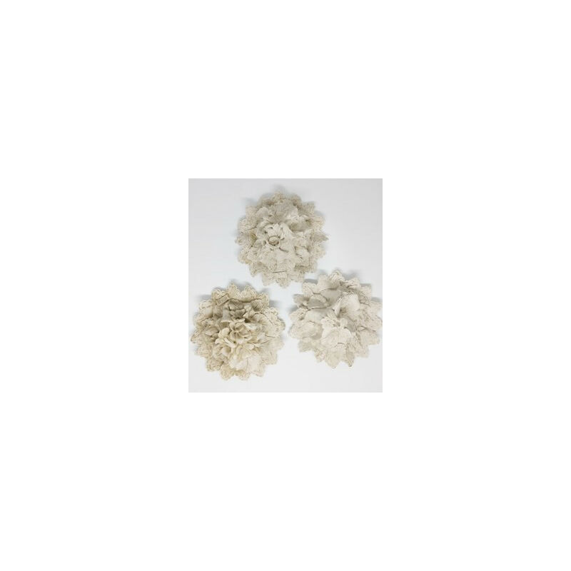 

3 Figuras Marmolina Rosetones
