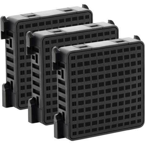 3 Filtres à air Frais pour Réfrigérateur, Filtre Purificateur d'air pour Liebherr 7440021-00 9096989 988246001, Filtre à Charbon actif de Noix de Coco pour Réfrigérateur
