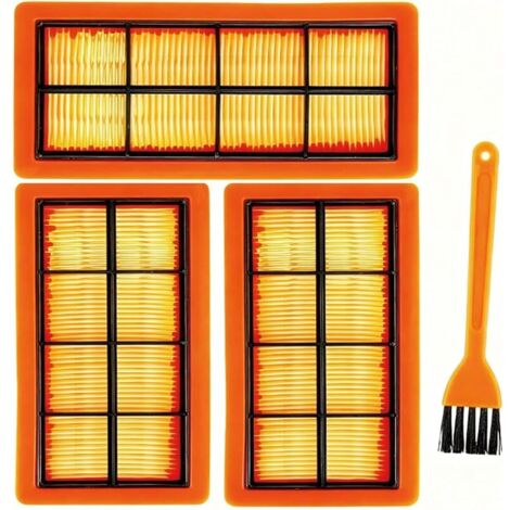 3 filtres plissés plats KFI 7420, pièces de rechange pour aspirateurs à cendres et à poussière, compatibles avec les modèles Kärcher AD2, AD3, AD4, AD3.000 et AD3.200, référence 6.415-953.0
