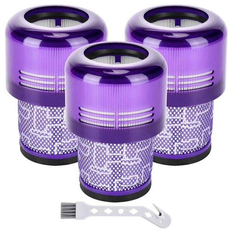 Keyoung - 3 filtres pour aspirateur Dyson V11 Absolute Extra Pro Animal Torque Drive V15 Detect remplace 97001302