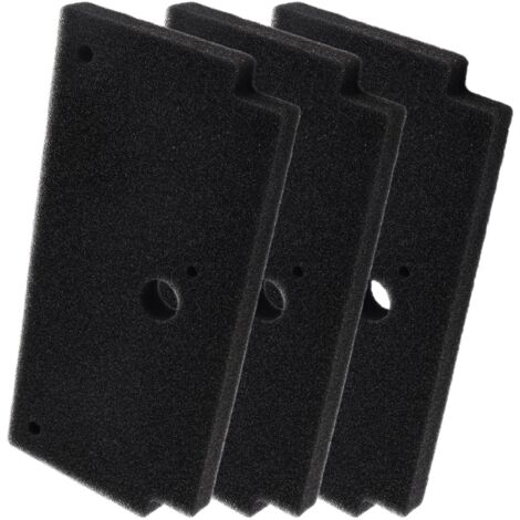 3 filtros de esponja para secadoras Bosch Siemens con bomba de calor (12022801), 292 x 142 x 19 mm, filtro de esponja para condensador, filtro de repuesto para secadora [Clase energética C]