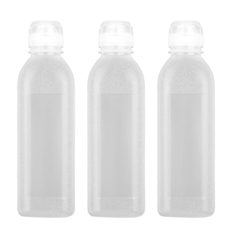 3 flacons souples de 500 ml chacun, pour les assaisonnements et les sauces.