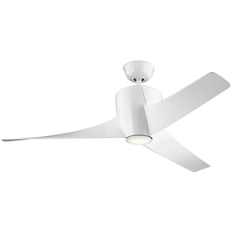 3 Flügel 142 cm Deckenventilator mit LED Light White Fernbedienung Ventilatore da soffitto a 3 pale da 142 cm con telecomando a luce LED bianca
