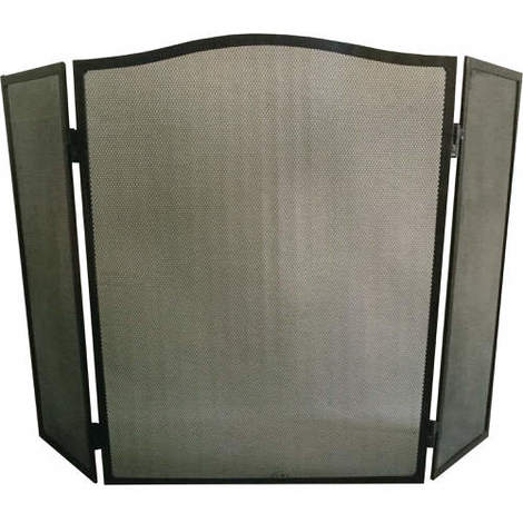 3 Fold Fire Guard in Black