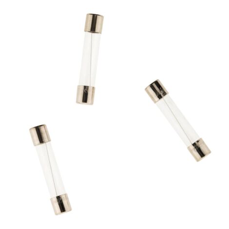 3 fusibles verre 6,3 x 32 mm 6,3 A