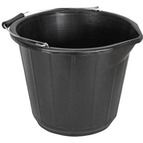 3 Gallon 14 Litre Bucket - Black