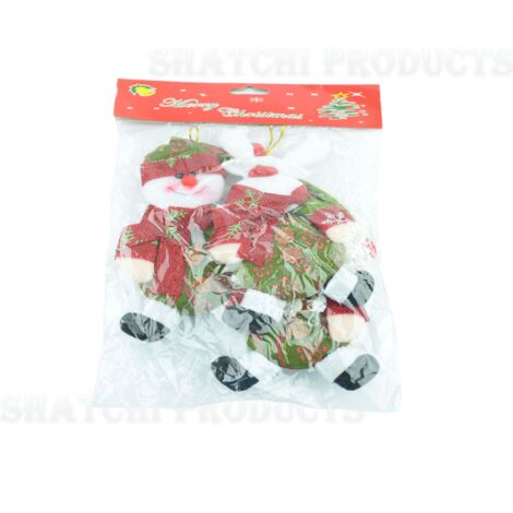 3 Handmade Novelty Christmas Tree Hanging Decoration Xmas Decor Stocking Fillers