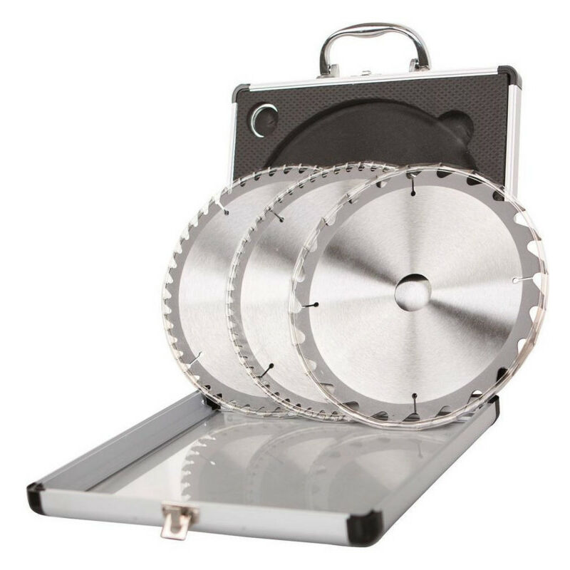 

Scheppach - Conjunto de 3 cuchillas de carburo Ø210x30/25.4x2.2 Z24/48/60