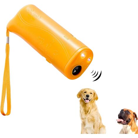 Ultraschall Hundeabwehr Ultraschall Hundevertreiber Artefakt Handheld Bellen Stopper Hund Repeller Grün 