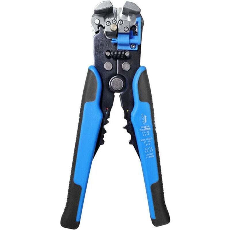 3-in-1 automatic wire stripper, non-slip handle, labor-saving, electrician's wire stripper, blue