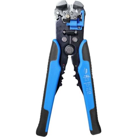 3-in-1 automatic wire stripper, non-slip handle, labor-saving, electrician's wire stripper, blue