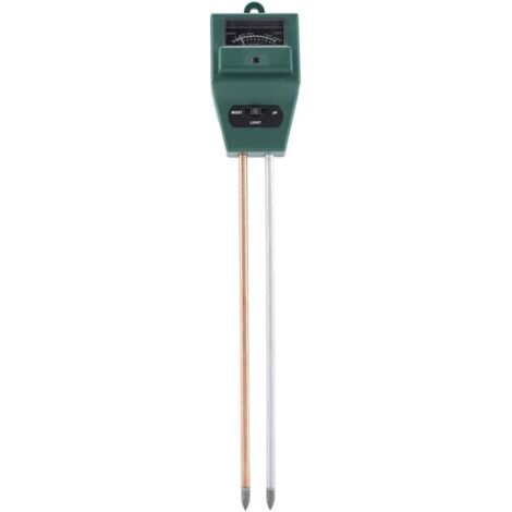 3-in-1 Boden-pH-Tester, Bodentest-Set, Pflanzenfeuchtigkeitsmesser, Boden-pH-Meter für Blumen/Gras/Pflanzen/Garten/Landwirtschaft/Rasen, 290x50x38MM (Grün)