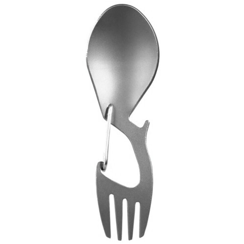 Image of 3 In 1 Camping Picknick Titanium Geschirr Ultra Leicht Pure Oder Edelstahl Spork