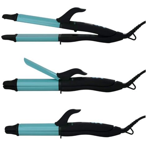 3-in-1 Curler Wand Flat Iron