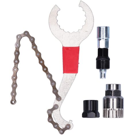 3-in-1 Fahrradreparaturset, Ritzel-Ausbauset, Reparaturwerkzeugset (Drei-in-Eins-Werkzeug mit Haken + 20 Zähne + 35 Gramm + einfacher Stößel)