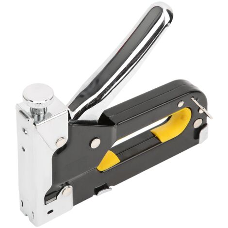 3-in-1 Handnagler, -tacker und -nagelgerät aus schwarzem legiertem Stahl – Zubehör für Eisenwaren