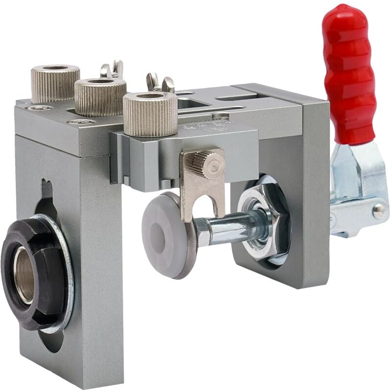 Image of 3 in 1 Holzbearbeitung Dübellehre Bohrschablone Bohrlehre Bohrloch Bohrhilfe Set