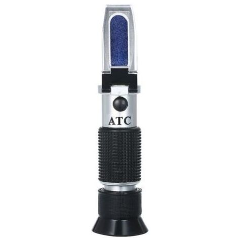 3-in-1 Honigrefraktometer für Honigfeuchtigkeit, Brix- und Balsam-Brix-Bereich, tragbares Honigfeuchtigkeitsmessgerät, ATC-Refraktometer, Honigkonzentrationsmessgerät, ID