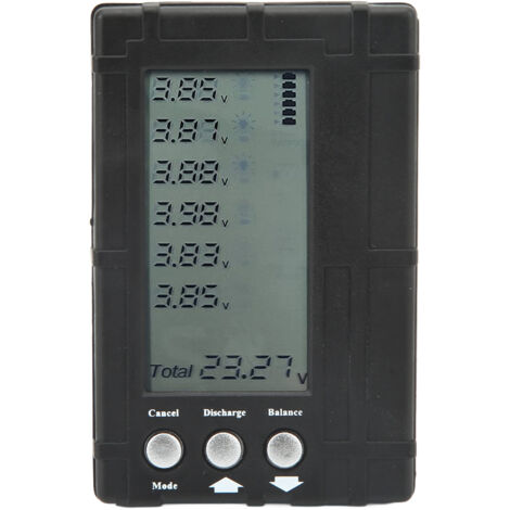 3-in-1 LCD-Batterietester für Modellflugzeuge – Kapazitätsprüfung und -ausgleich