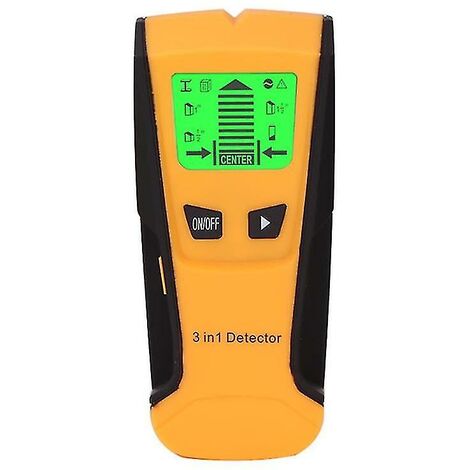 3-in-1-Metalldetektor zum Auffinden von Metall, Holz, Stollen, Wechselstromspannung, Live-Draht-Erkennung, Wandscanner, elektrischer Box-Finder, Wanddetektor
