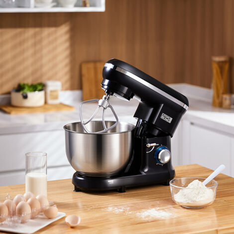 3-in-1 Multi-Function Mixer 5.5-Quart Household Stand Mixer Cake Baking Mixing Bowl 6 Speeds