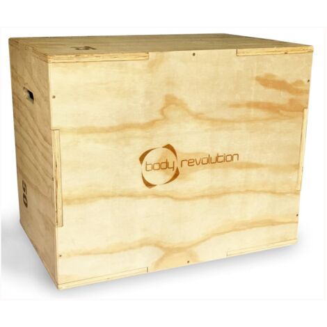3-in-1 Plyo Box – Heavy-Duty Plywood Jump Box with 50cm, 60cm,